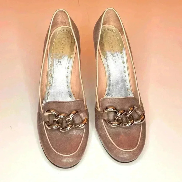 Bcbg Girls Chain Accent heels Size- 6 - Picture 8 of 8